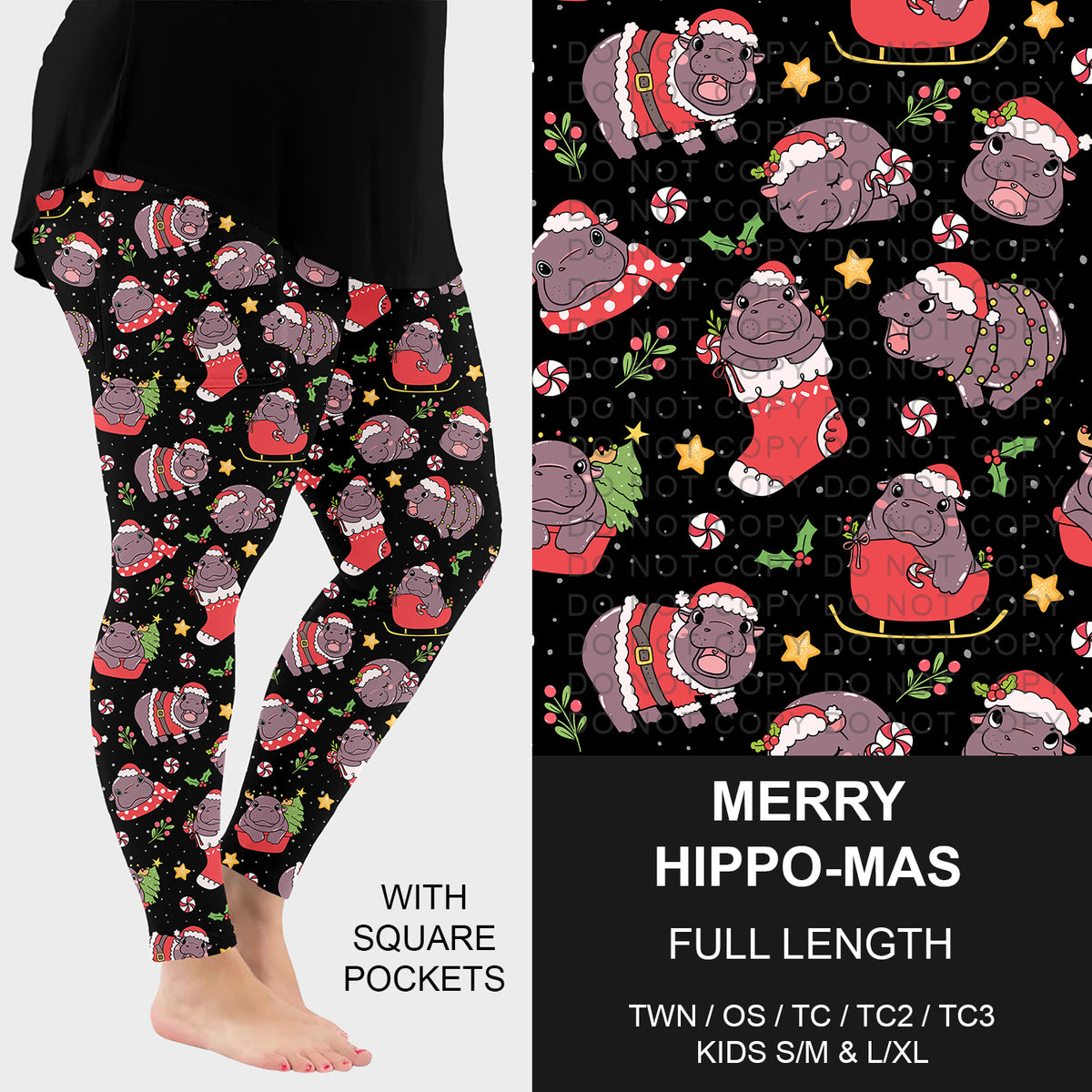 PREORDER Custom Styles - Merry Hippo-mas - Closes 7 Oct - ETA early Jan 2026
