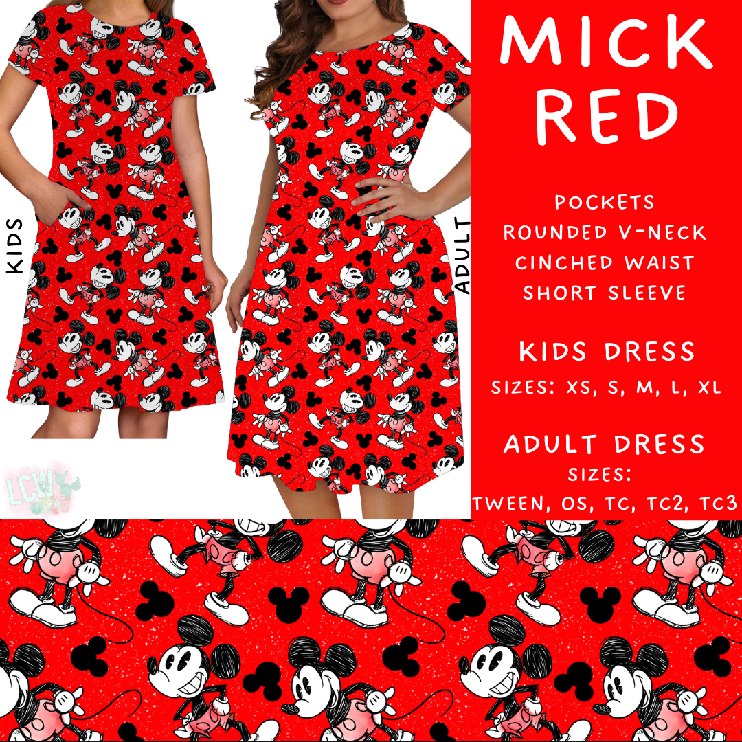 Preorder Custom Styles - Mick Red - Closes 20 Jan - ETA late Apr 2025