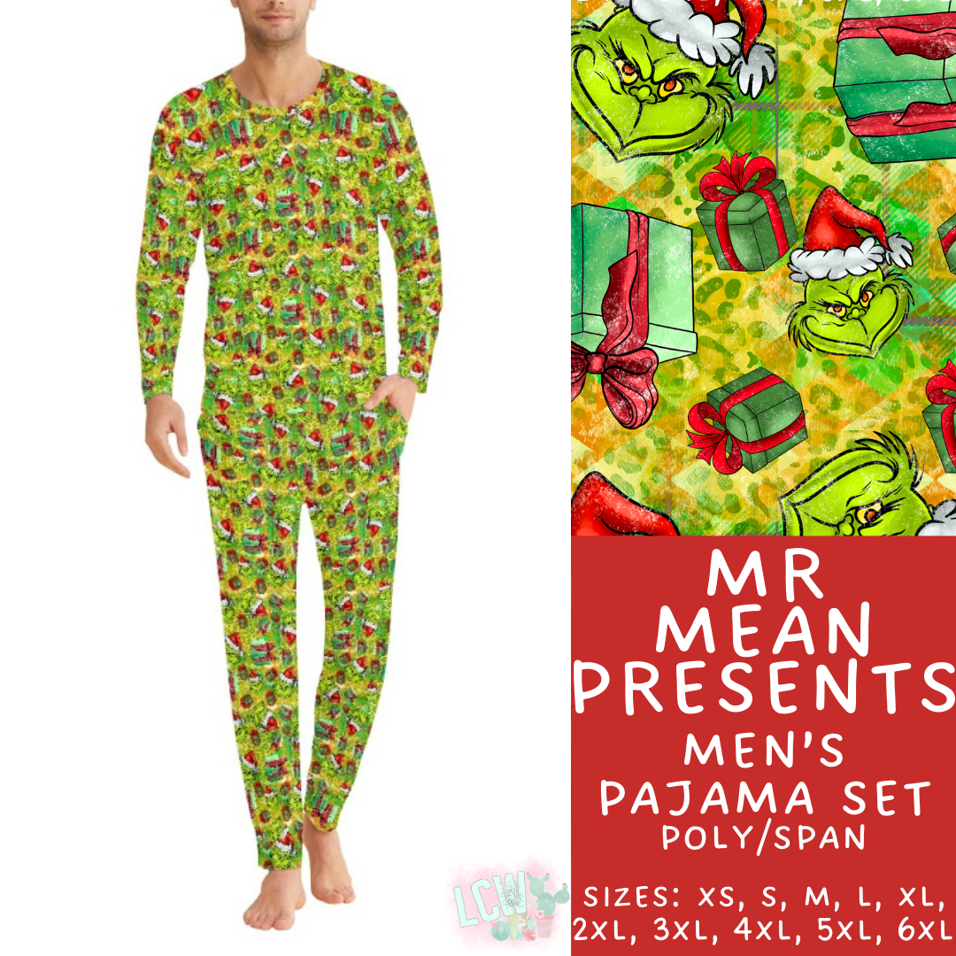 Preorder Custom Christmas Family PJ Sets - Mr Mean Presents - Closes 12 Sep - ETA late Nov 2025