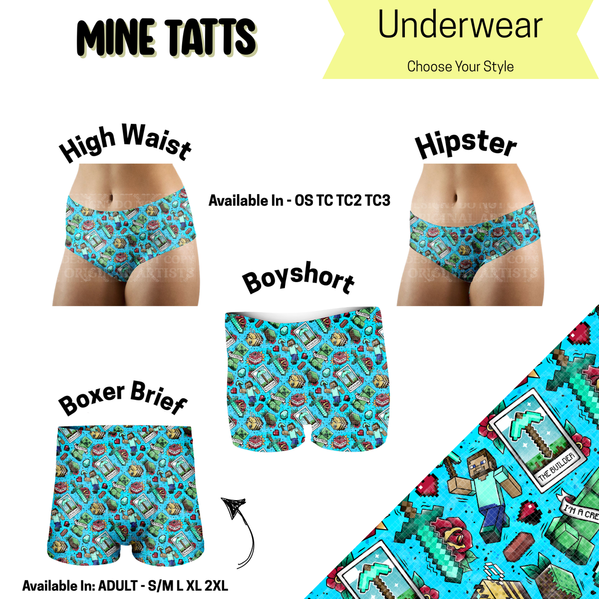 Preorder Custom HIPSTER Panties - Size TC2 - Closes 14 May - ETA early Sep 2025