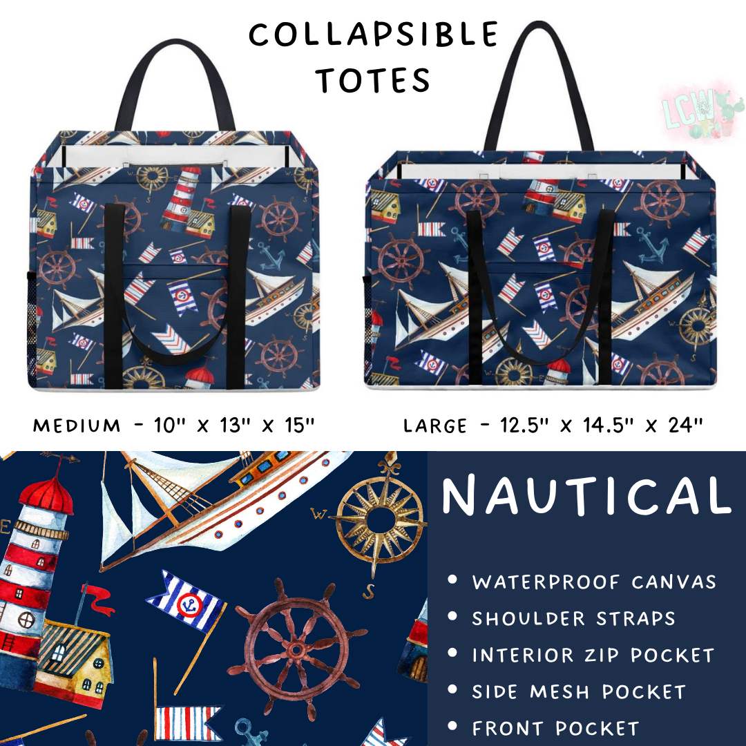 Preorder Custom Design Collapsible Totes - Closes 20 Nov - ETA early Feb 2025