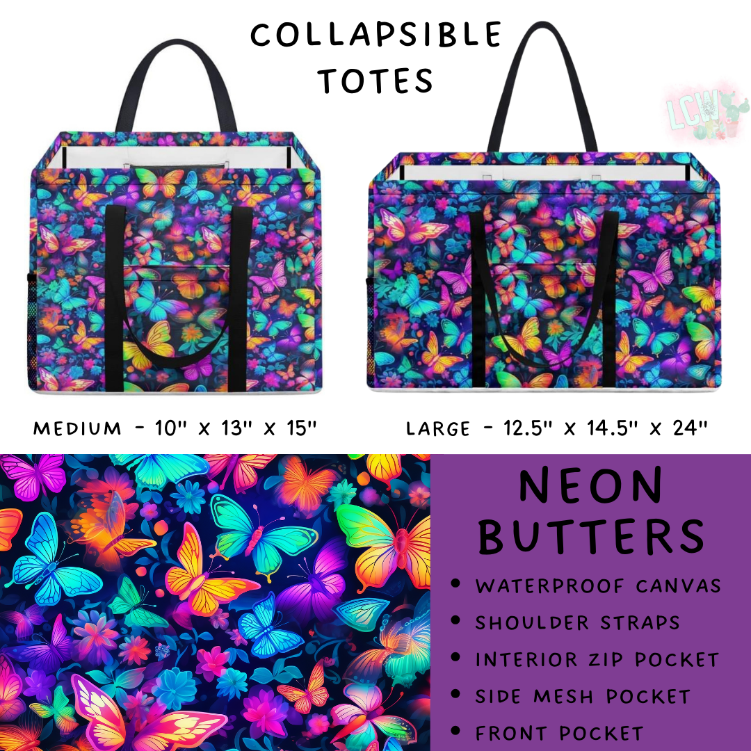 Preorder Custom Design Collapsible Totes - Closes 20 Nov - ETA early Feb 2025