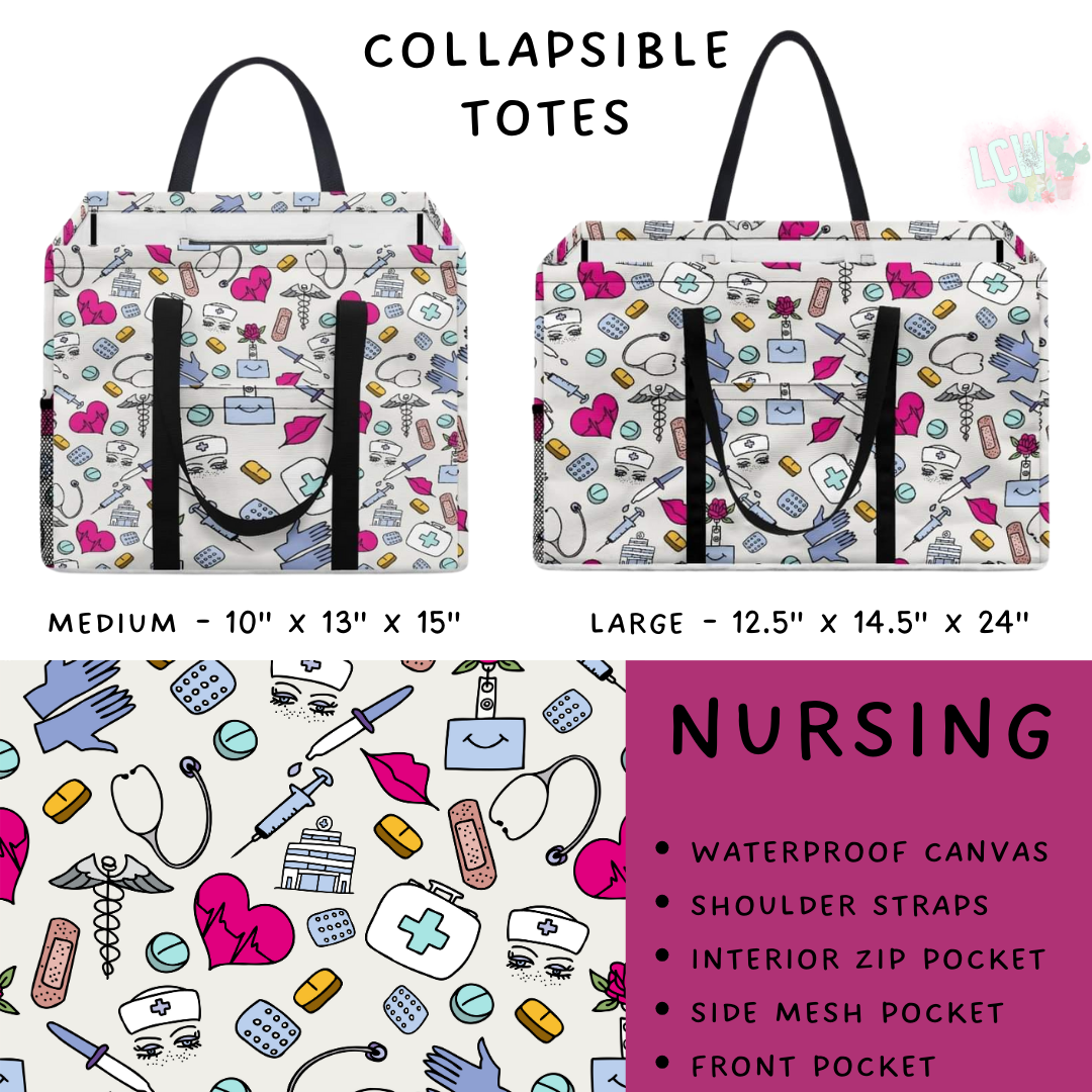 Preorder Custom Design Collapsible Totes - Closes 20 Nov - ETA early Feb 2025