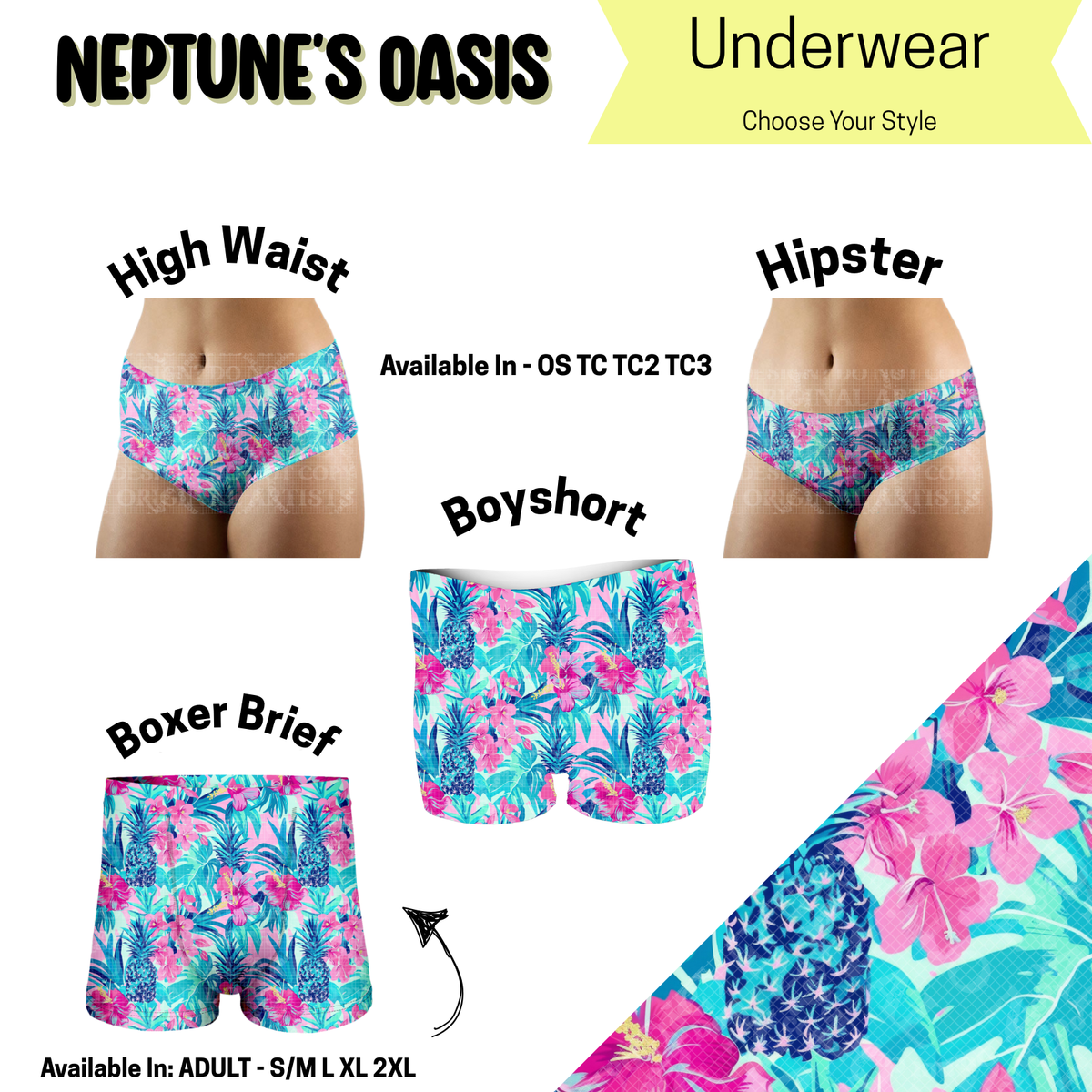 Preorder Custom HIPSTER Panties - Size TC2 - Closes 14 May - ETA early Sep 2025