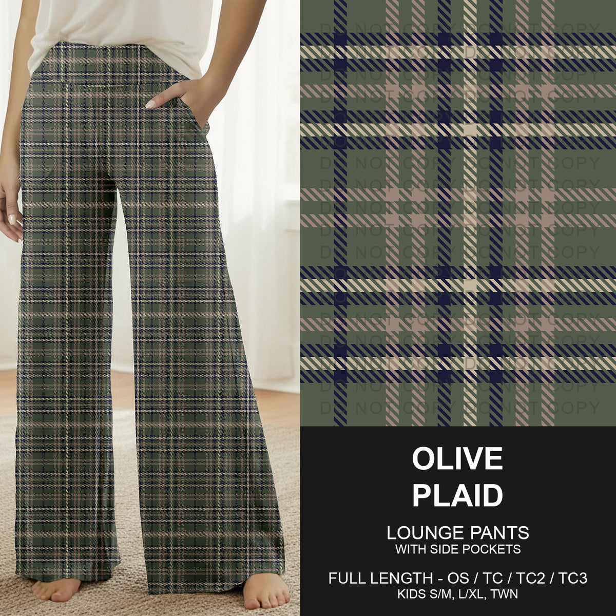 Preorder Custom Lucky Styles - Olive Plaid - Closes 30 Dec - ETA early Apr 2026