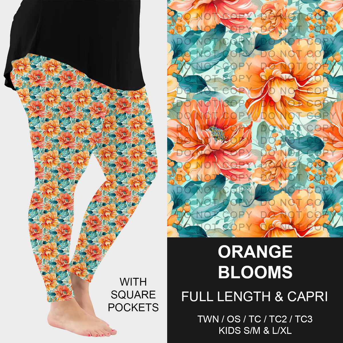 PREORDER Custom Styles - Orange Blooms - Closes 13 May - ETA early Aug 2025