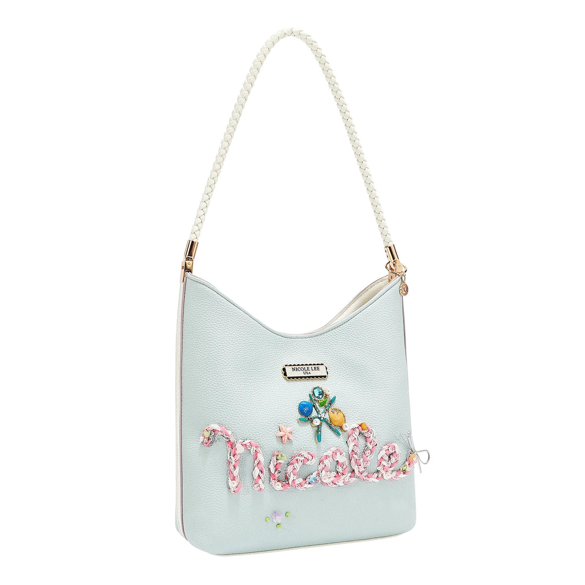 NICOLE LEE USA NICOLE OCEAN 2PC HANDBAG