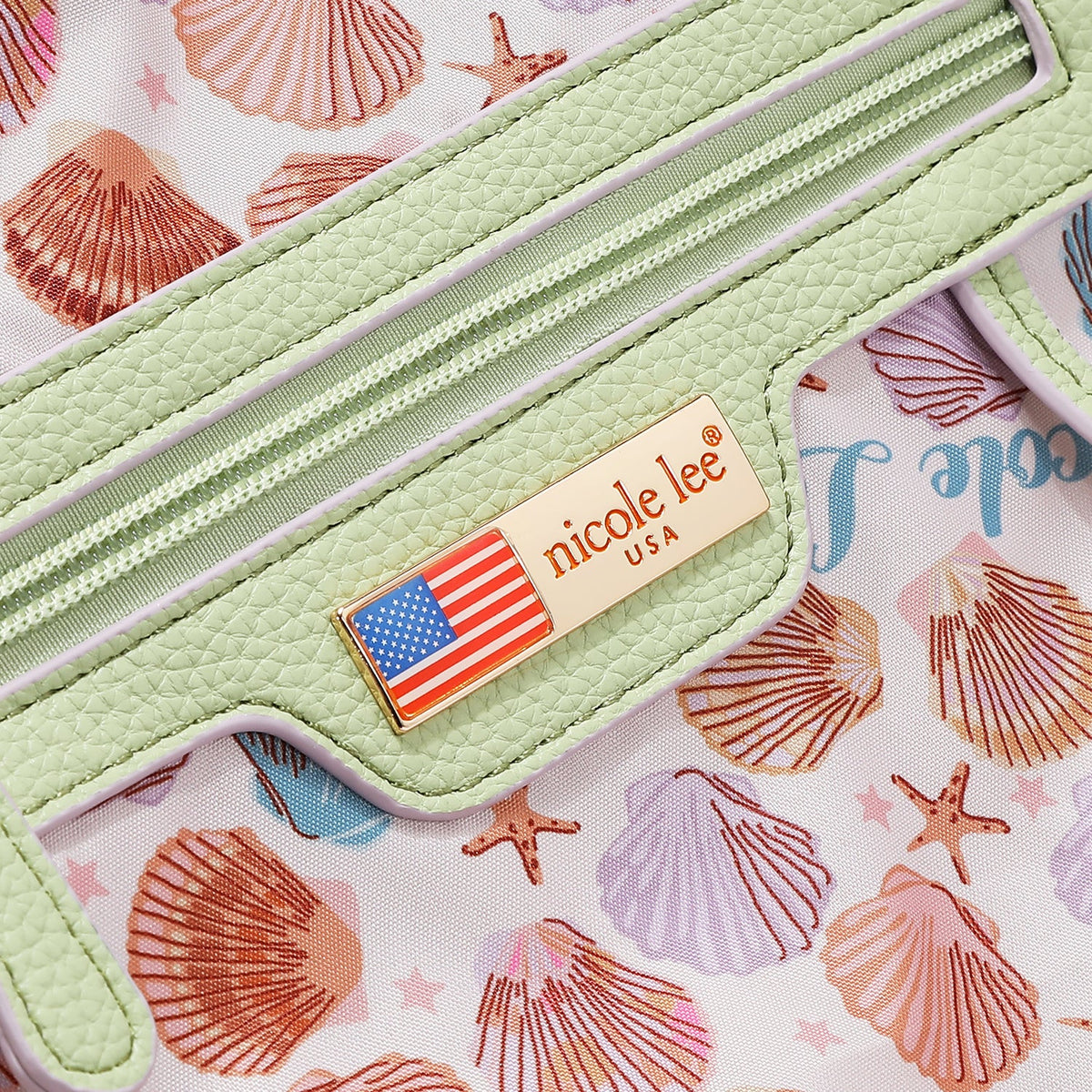 NICOLE LEE USA NICOLE OCEAN 2PC HANDBAG