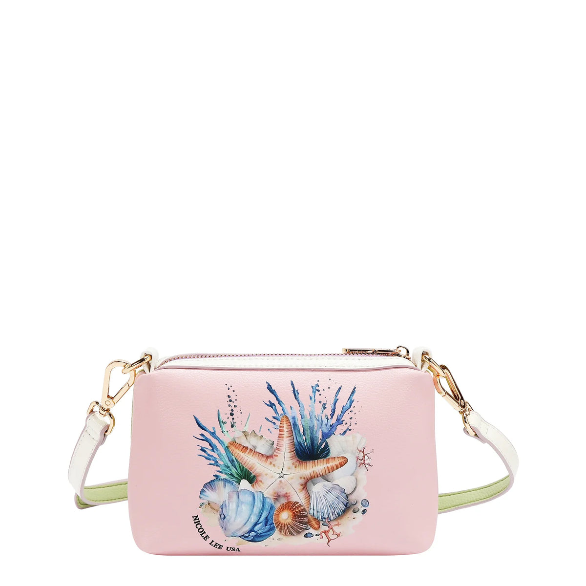 NICOLE LEE USA NICOLE OCEAN 2PC HANDBAG