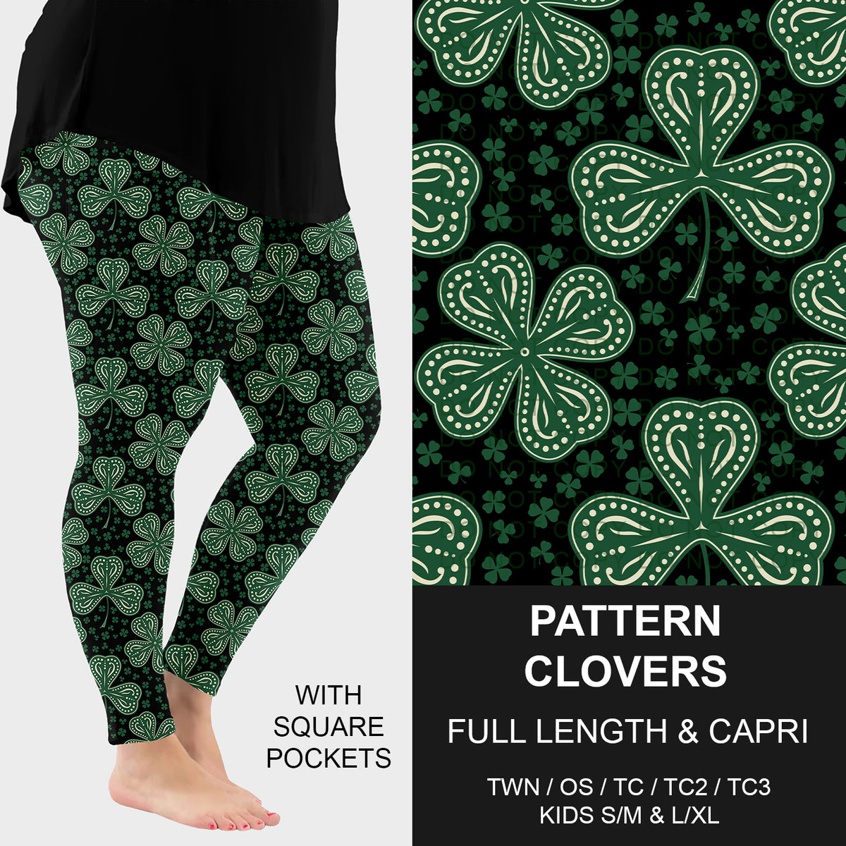 Preorder Custom Lucky Styles - Pattern Clover - Closes 30 Dec - ETA early Apr 2026