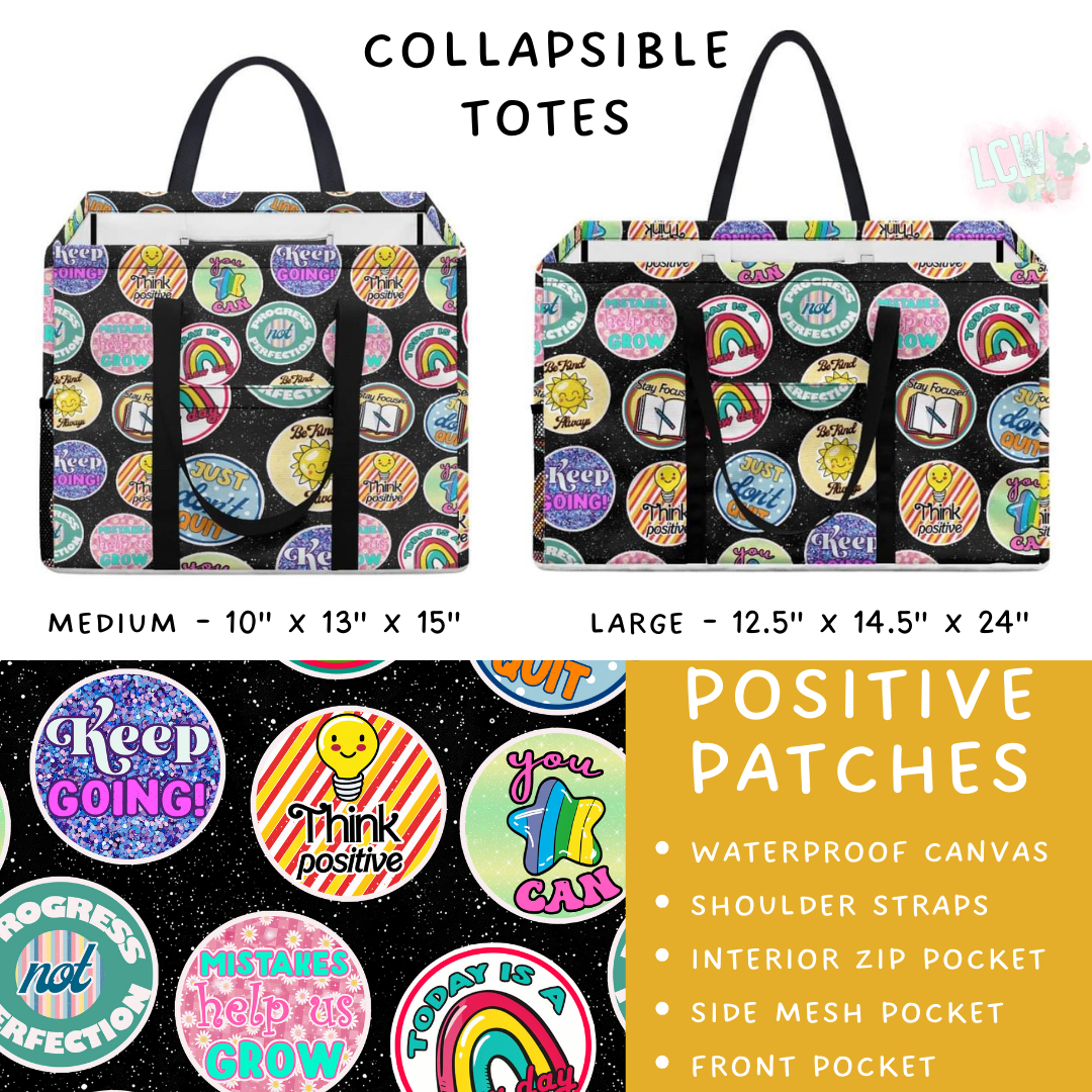 Preorder Custom Design Collapsible Totes - Closes 20 Nov - ETA early Feb 2025