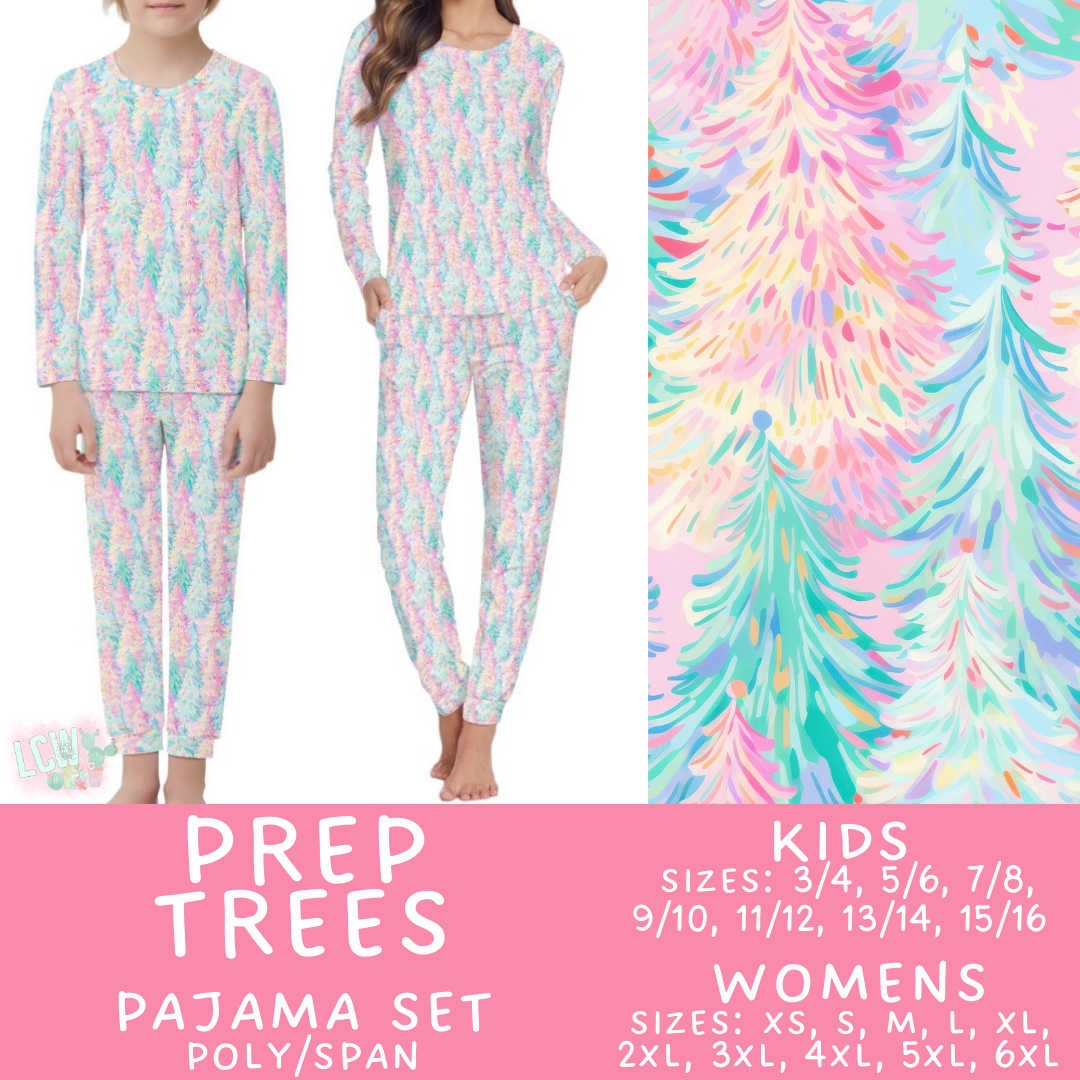 Preorder Custom Family PJ Sets - Prep Trees - Closes 6 Oct - ETA late Dec 2025