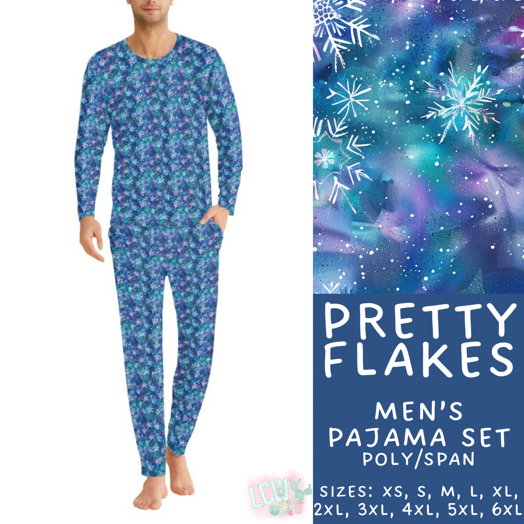 Preorder Custom Christmas Family PJ Sets - Pretty Flakes - Closes 12 Sep - ETA late Nov 2025