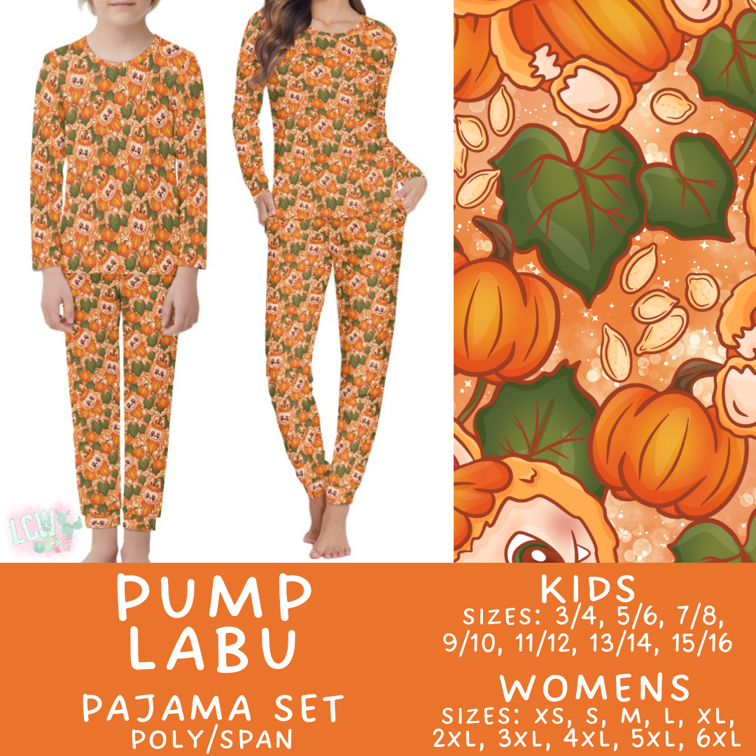 Preorder Custom Family PJ Sets - Pump Labu - Closes 3 Sep - ETA late Nov 2025
