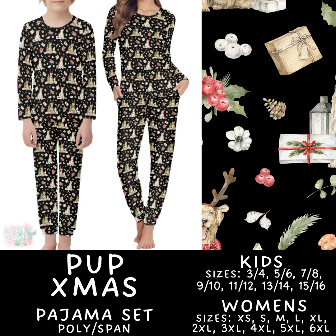 Preorder Custom Christmas Family PJ Sets - Pup Xmas - Closes 12 Sep - ETA late Nov 2025