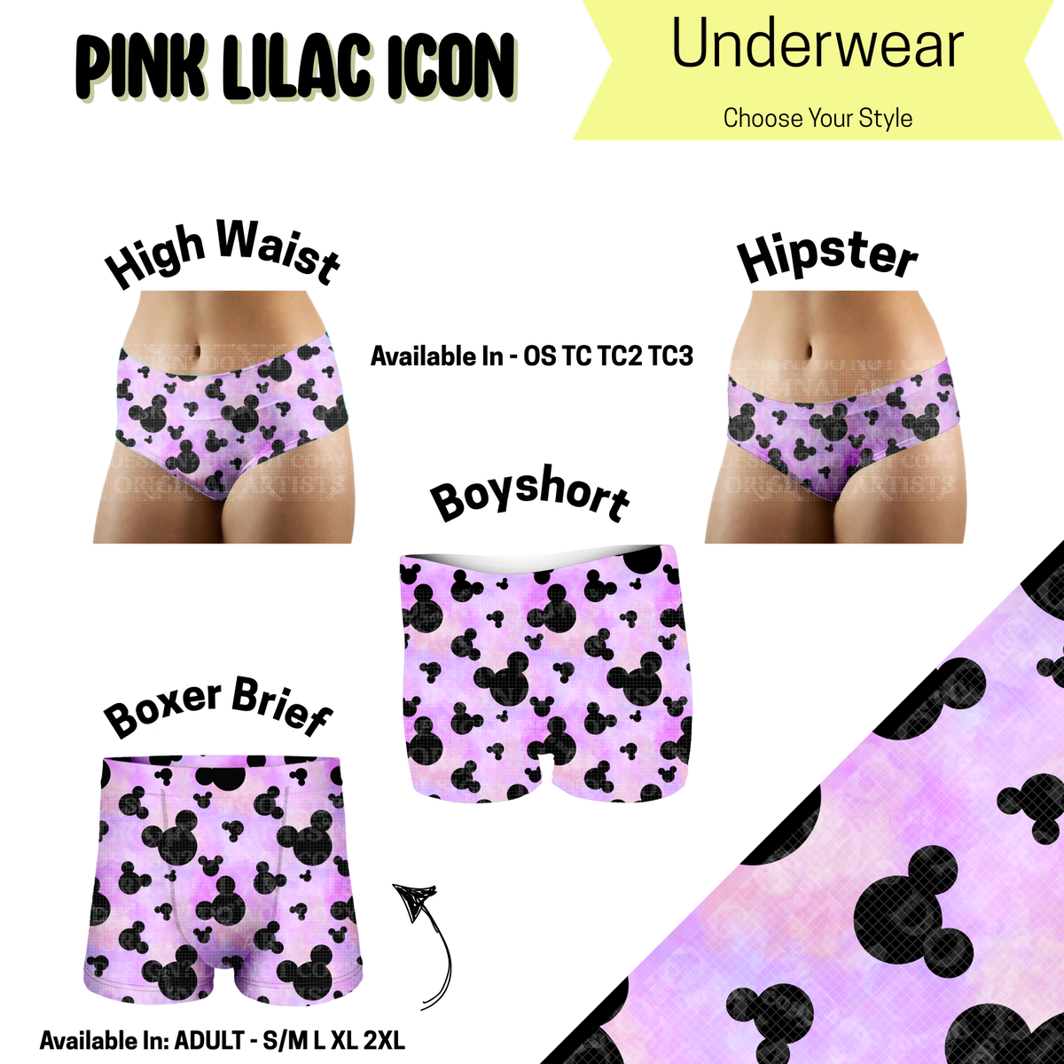 Preorder Custom HIPSTER Panties - Size TC2 - Closes 14 May - ETA early Sep 2025