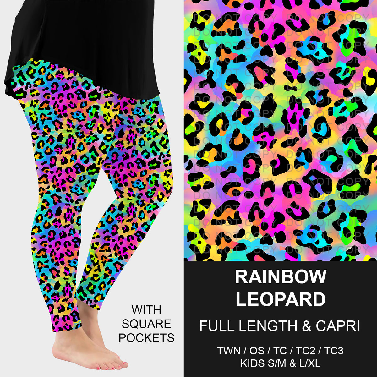 PREORDER Custom Styles - Rainbow Leopard - Closes 13 May - ETA early Aug 2025