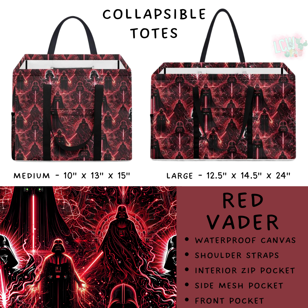 Preorder Custom Design Collapsible Totes - Closes 20 Nov - ETA early Feb 2025