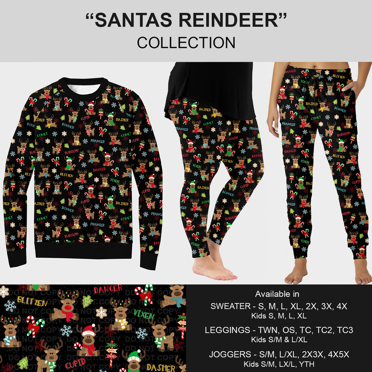 PREORDER Custom Styles - Santa&#39;s Reindeer - Closes 7 Oct - ETA early Jan 2026