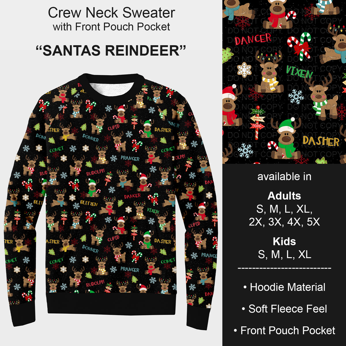 PREORDER Custom Styles - Santa&#39;s Reindeer - Closes 7 Oct - ETA early Jan 2026