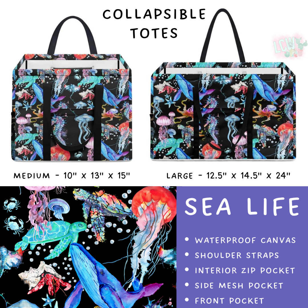 Preorder Custom Design Collapsible Totes - Closes 20 Nov - ETA early Feb 2025