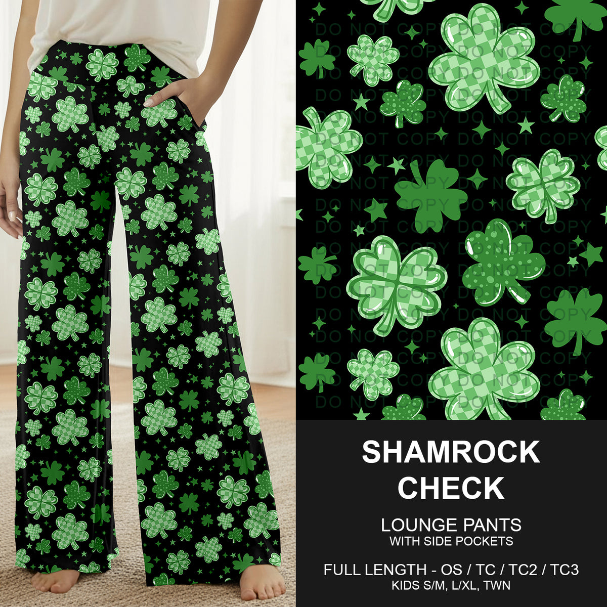 Preorder Custom Lucky Styles - Shamrock Check - Closes 30 Dec - ETA early Apr 2026