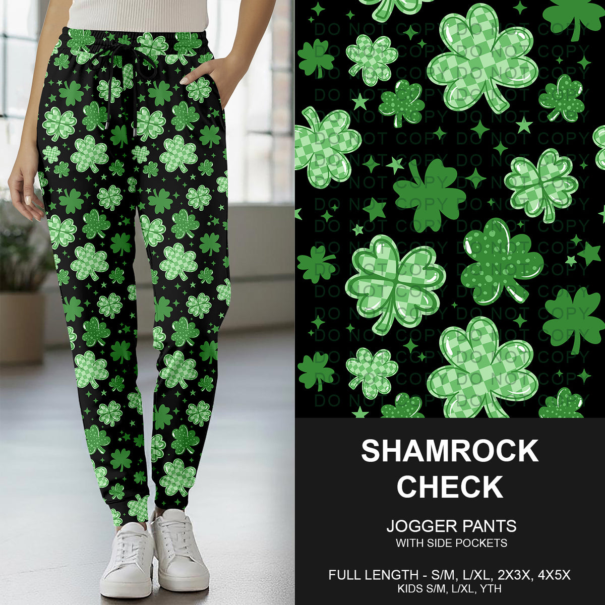 Preorder Custom Lucky Styles - Shamrock Check - Closes 30 Dec - ETA early Apr 2026