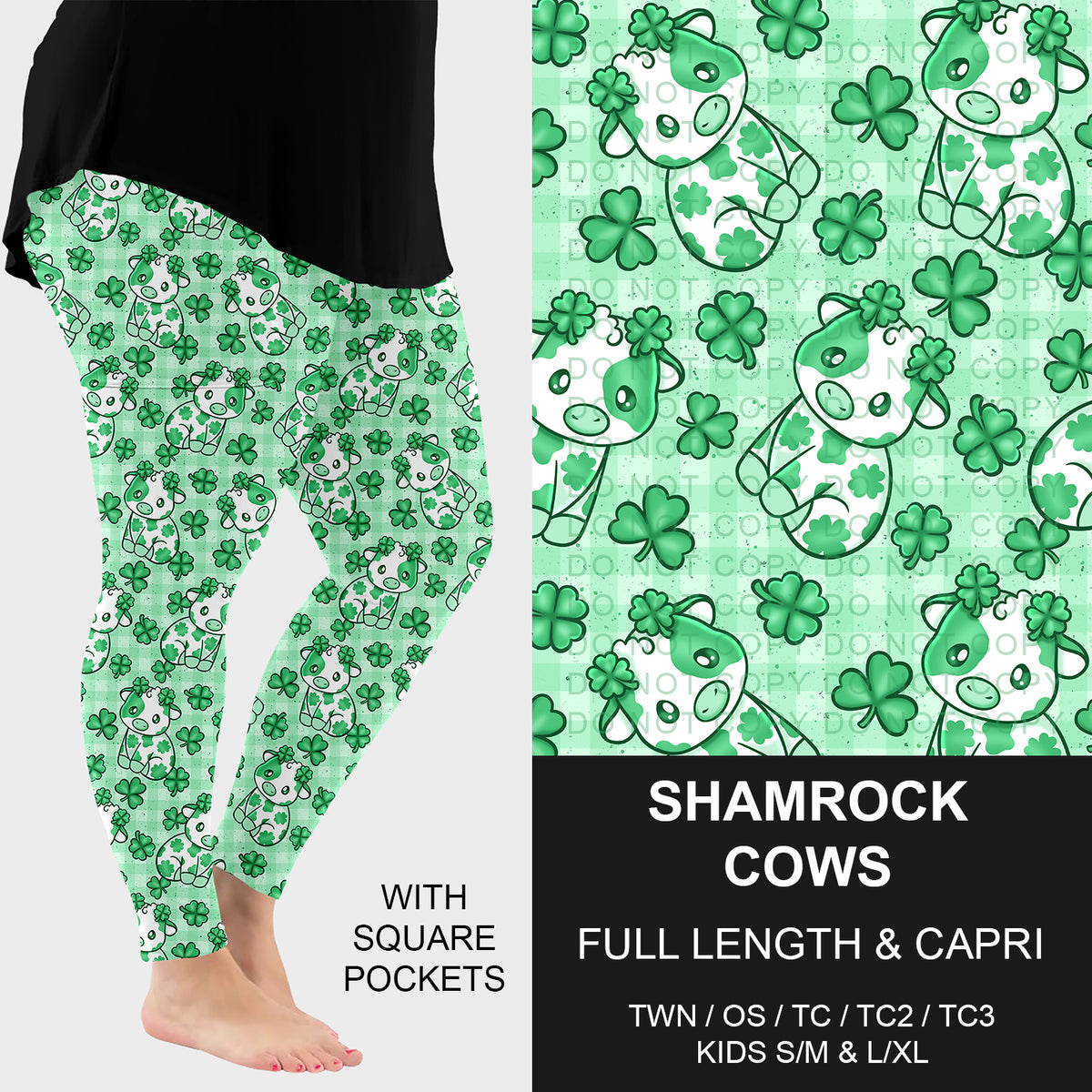 Preorder Custom Lucky Styles - Shamrock Cow - Closes 30 Dec - ETA early Apr 2026