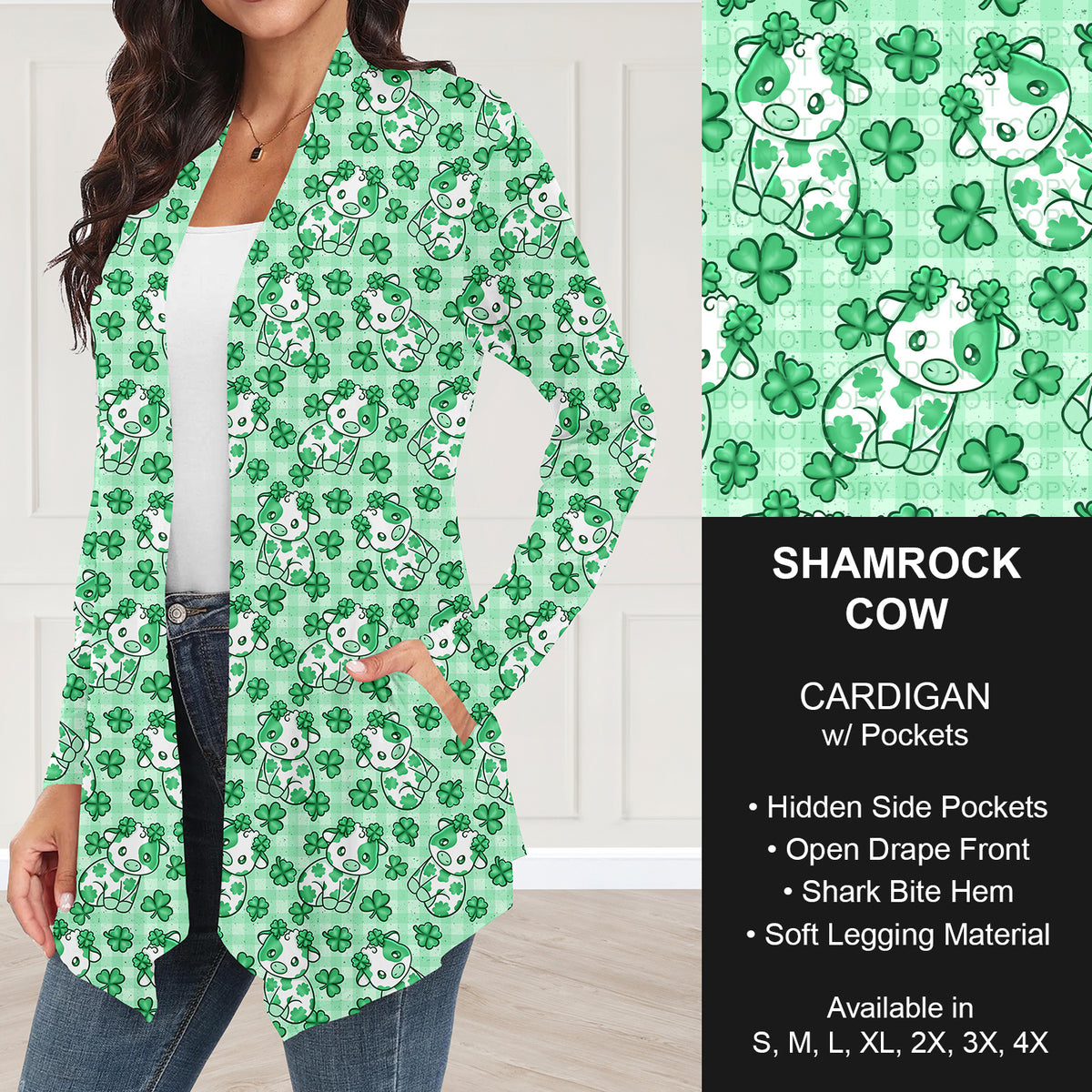 Preorder Custom Lucky Styles - Shamrock Cow - Closes 30 Dec - ETA early Apr 2026