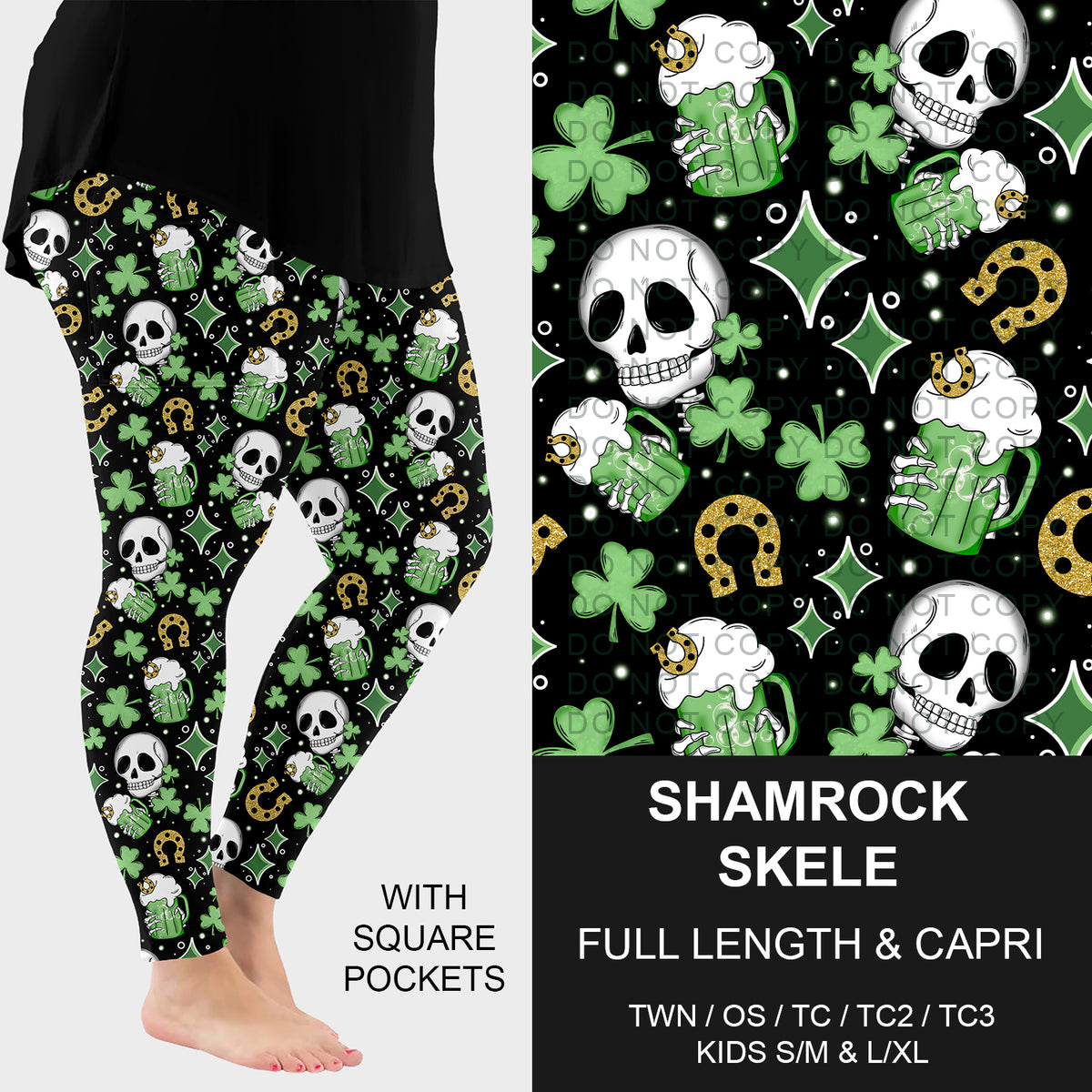 Preorder Custom Lucky Styles - Shamrock Skele - Closes 30 Dec - ETA early Apr 2026