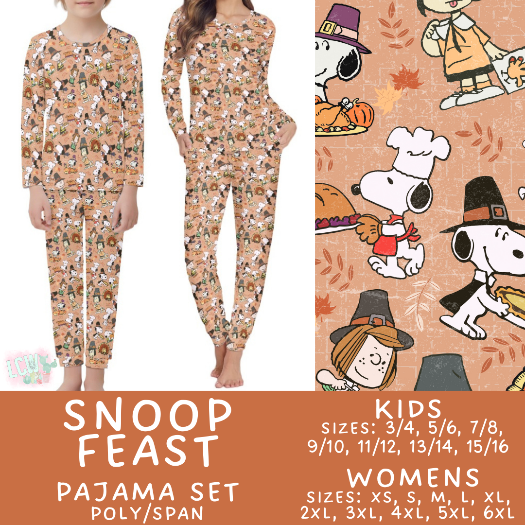 Preorder Custom Family PJ Sets - Snoop Feast - Closes 3 Sep - ETA late Nov 2025