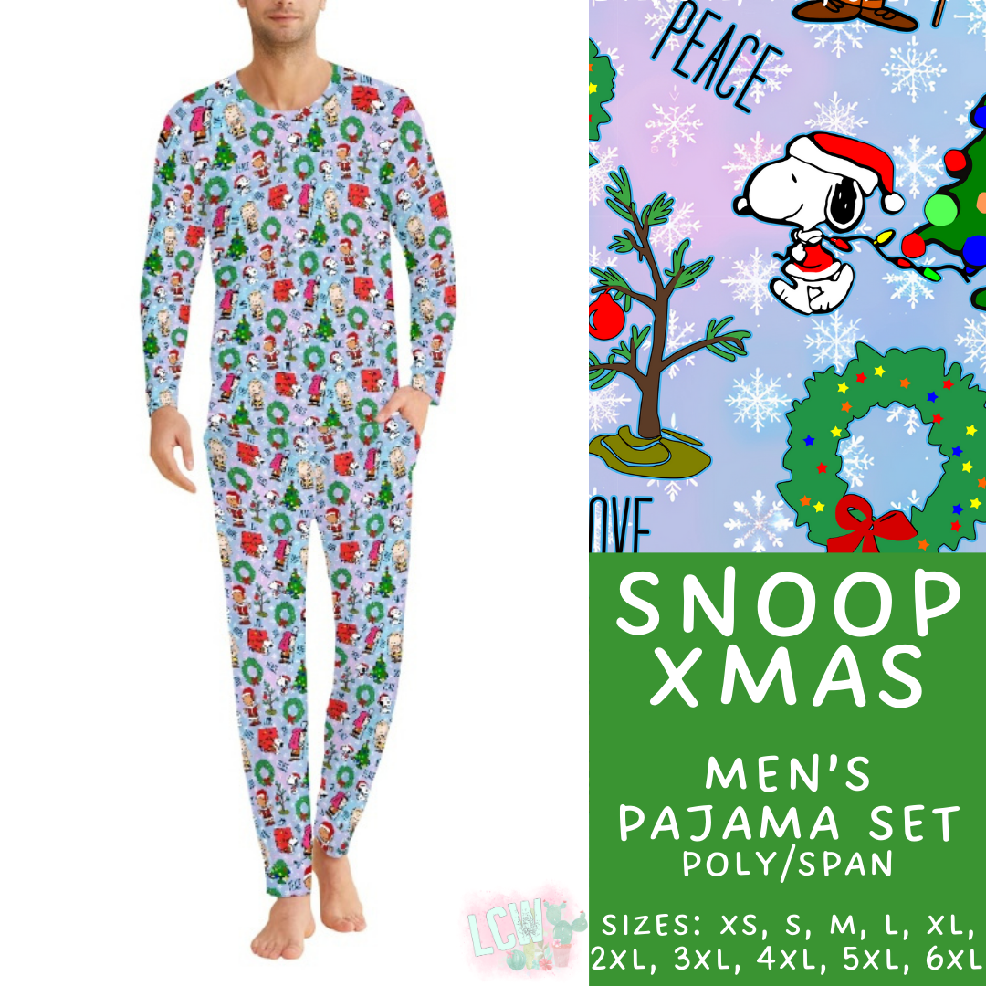 Preorder Custom Christmas Family PJ Sets - Snoop Xmas - Closes 12 Sep - ETA late Nov 2025