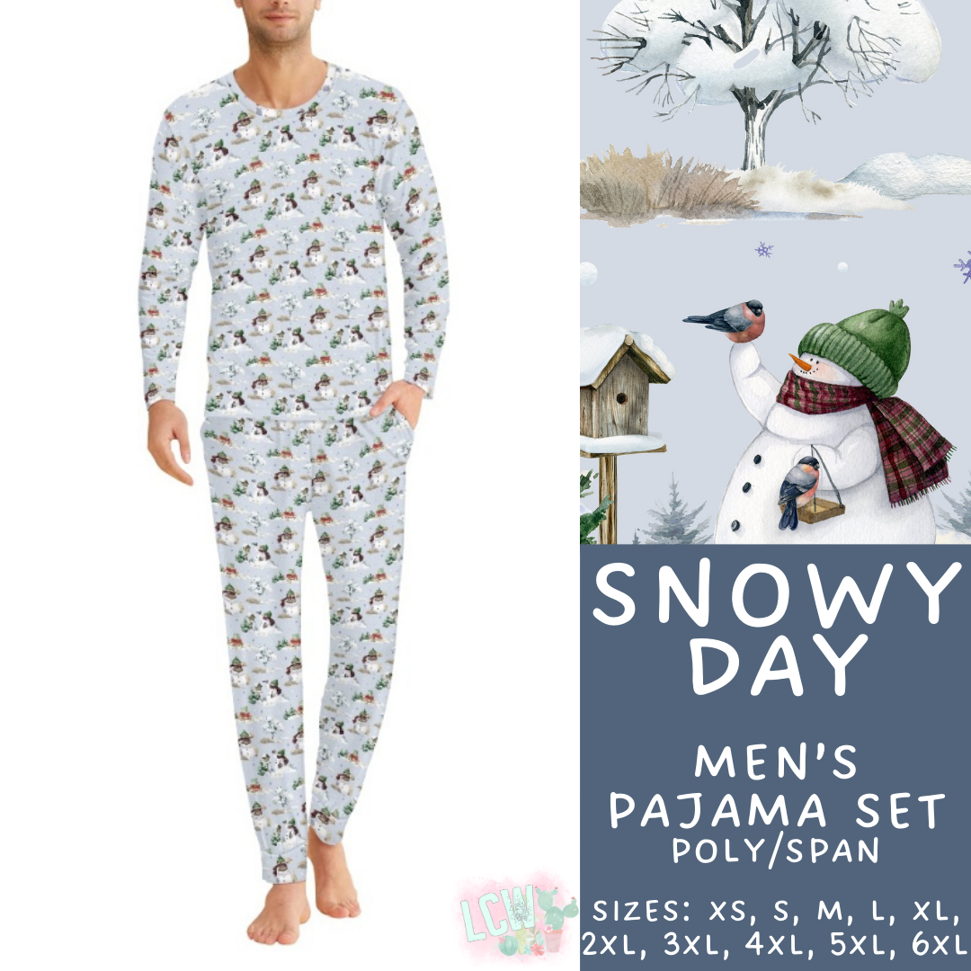 Preorder Custom Family PJ Sets - Snowy Day - Closes 6 Oct - ETA late Dec 2025