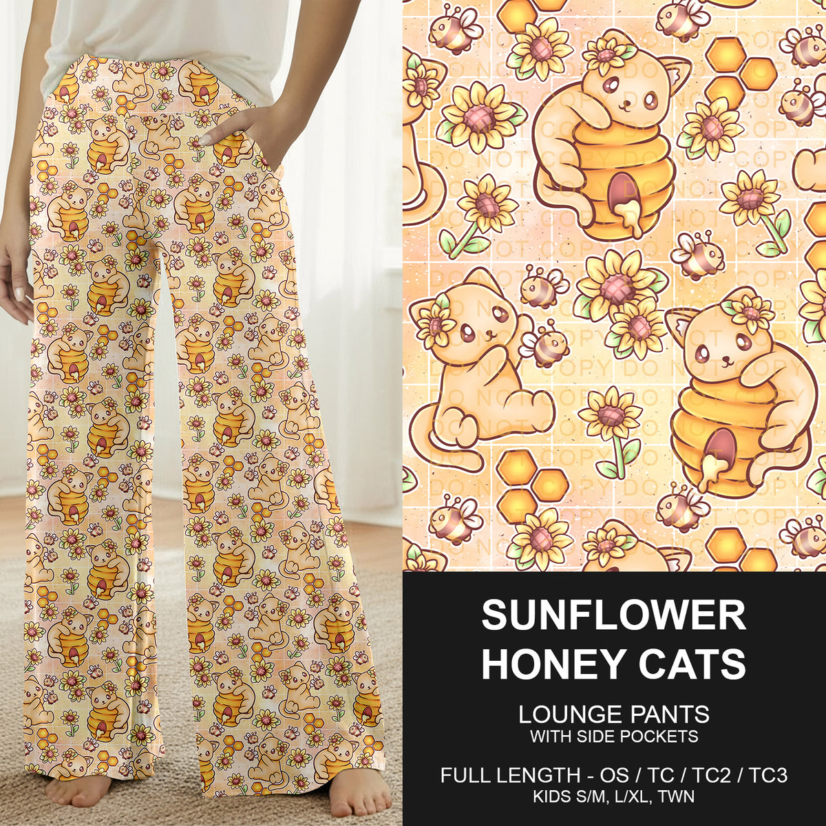 Preorder Custom Styles - Sunflower Honey Cats - Closes 23 Dec - ETA mid Mar 2026