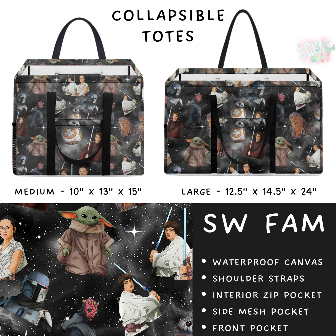 Preorder Custom Design Collapsible Totes - Closes 20 Nov - ETA early Feb 2025