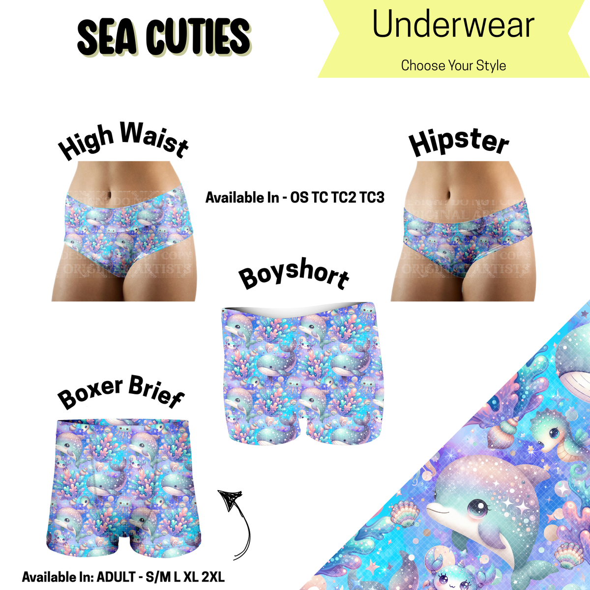 Preorder Custom HIPSTER Panties - Size TC2 - Closes 14 May - ETA early Sep 2025