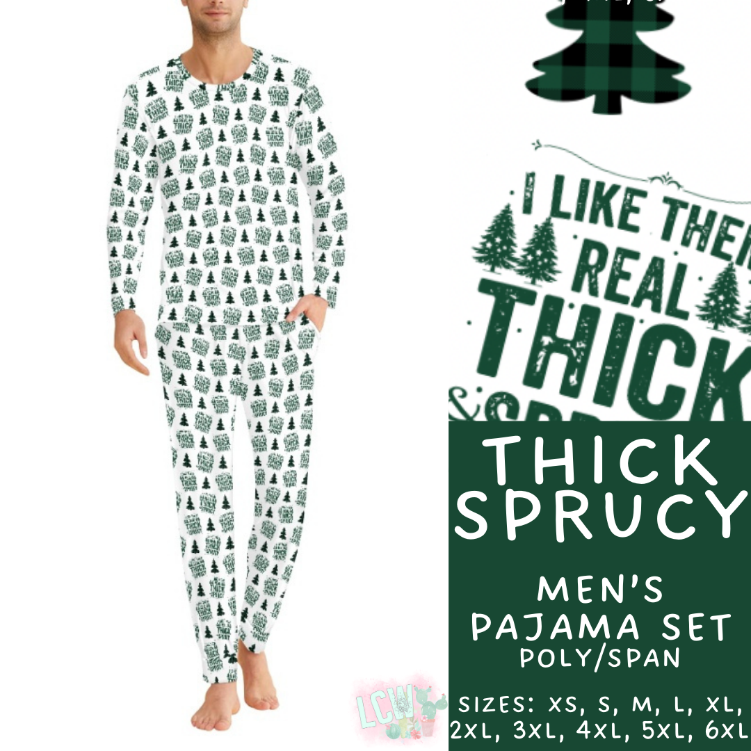 Preorder Custom Christmas Family PJ Sets - Thick Sprucy - Closes 12 Sep - ETA late Nov 2025