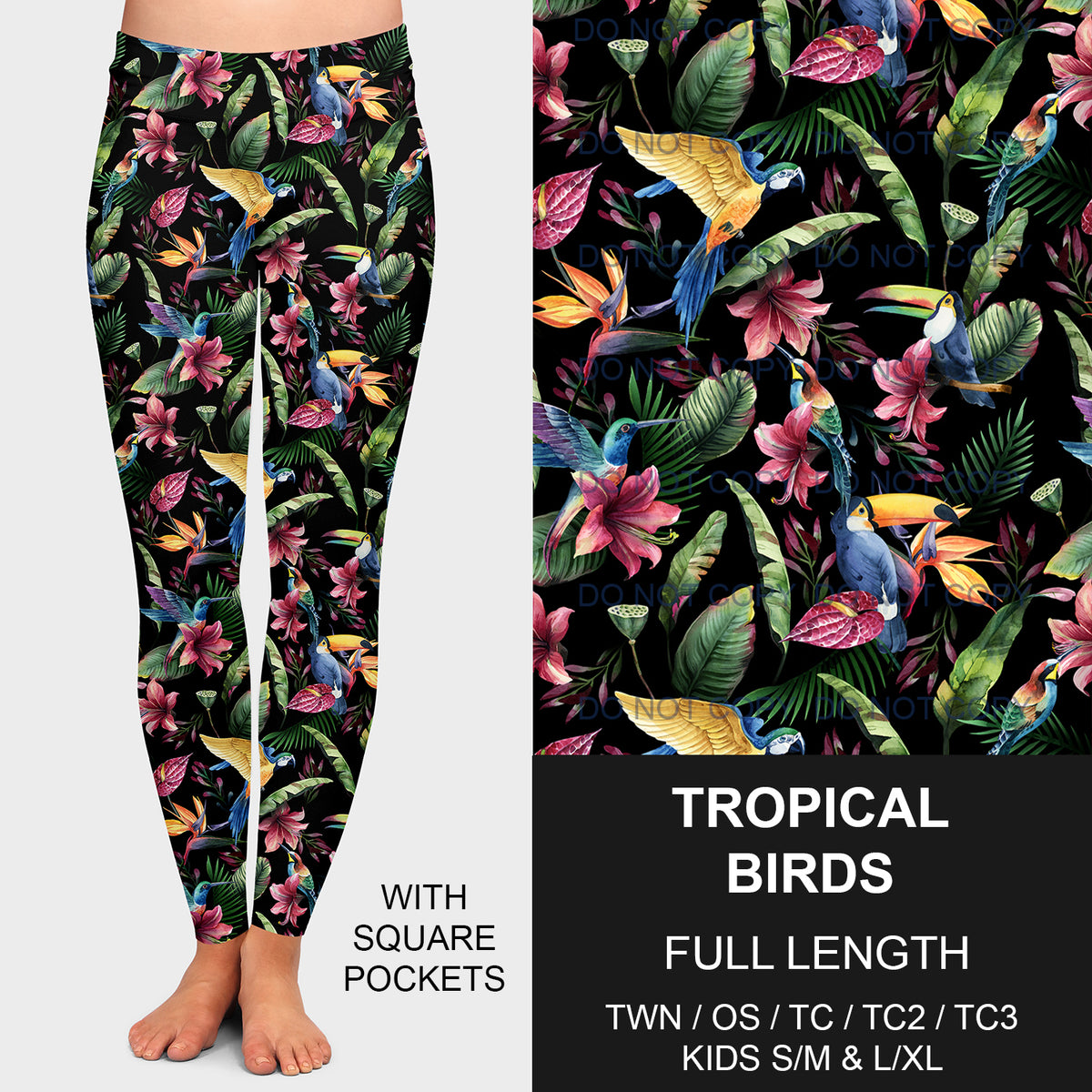 PREORDER Custom Styles - Tropical Birds - Closes 18 Feb - ETA late May 2025