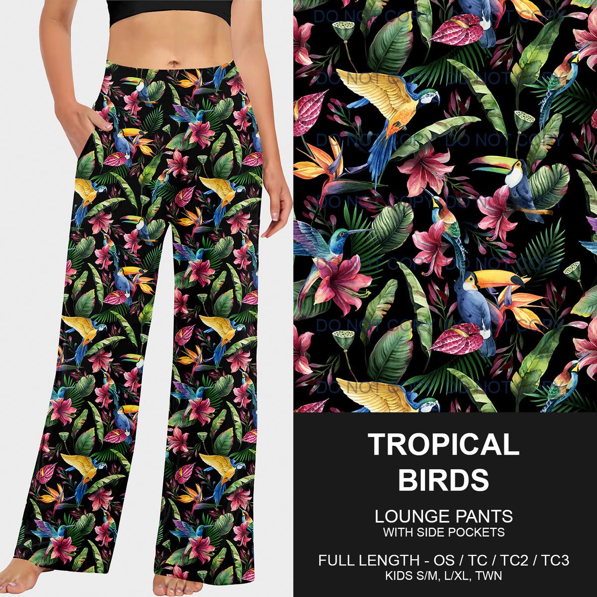 PREORDER Custom Styles - Tropical Birds - Closes 18 Feb - ETA late May 2025