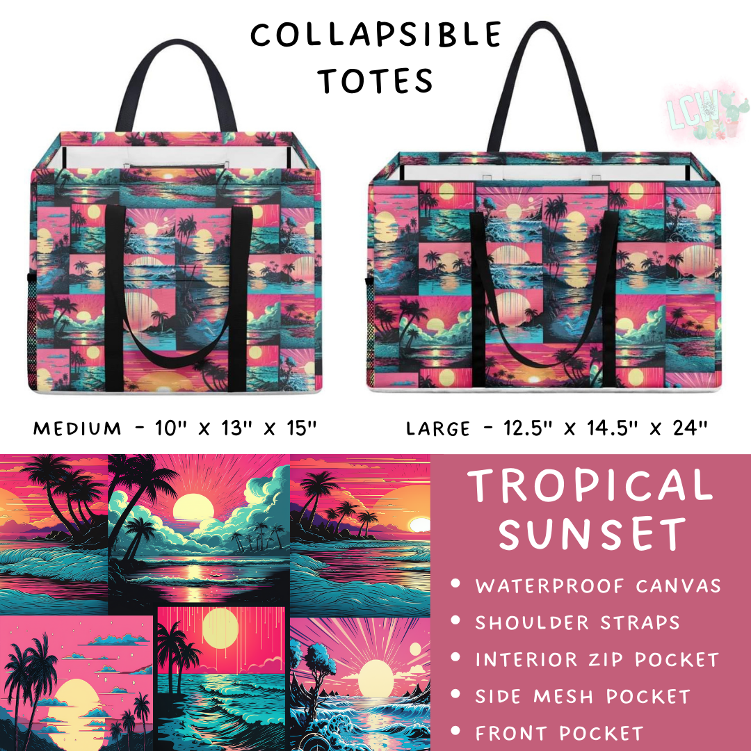 Preorder Custom Design Collapsible Totes - Closes 20 Nov - ETA early Feb 2025