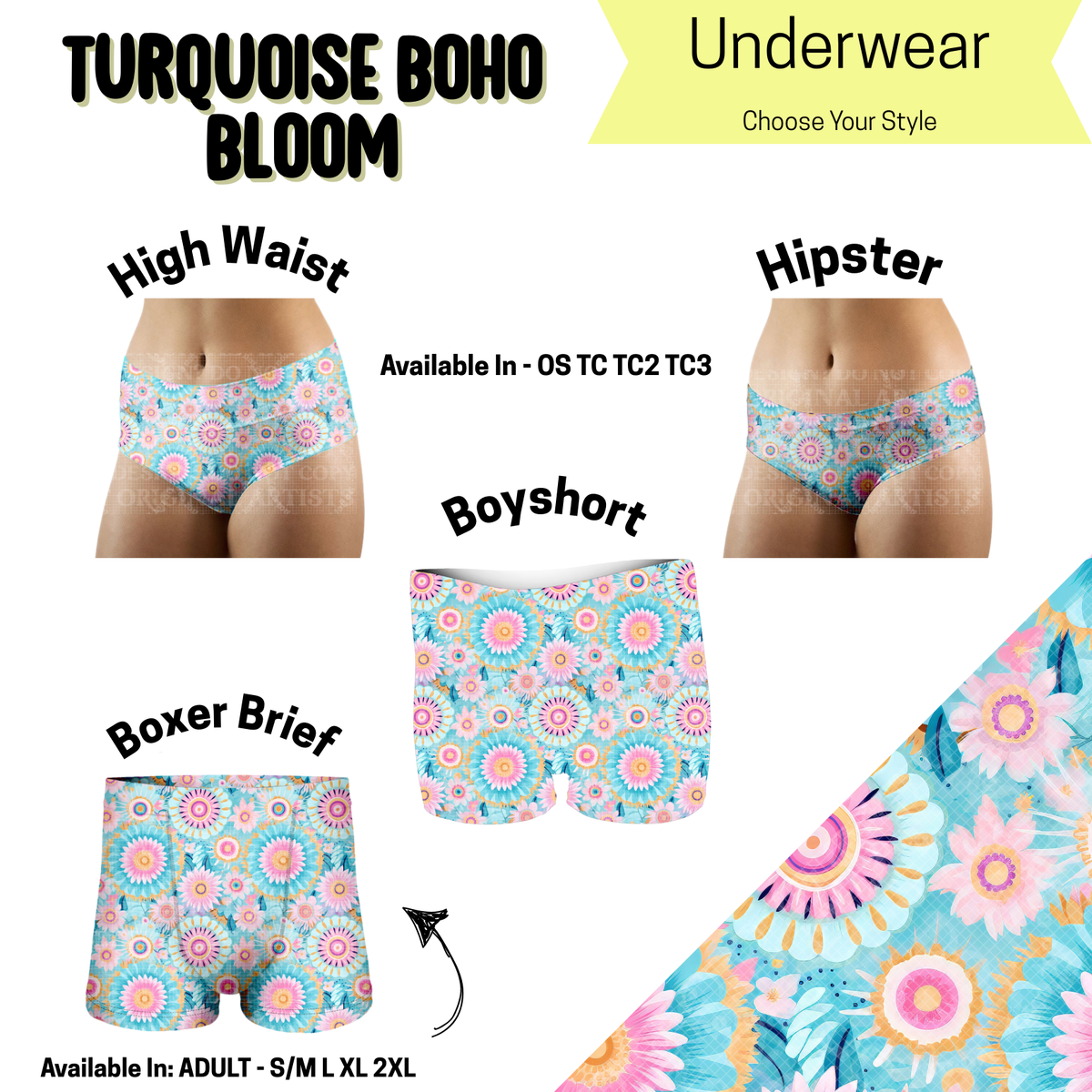 Preorder Custom HIPSTER Panties - Size TC2 - Closes 14 May - ETA early Sep 2025