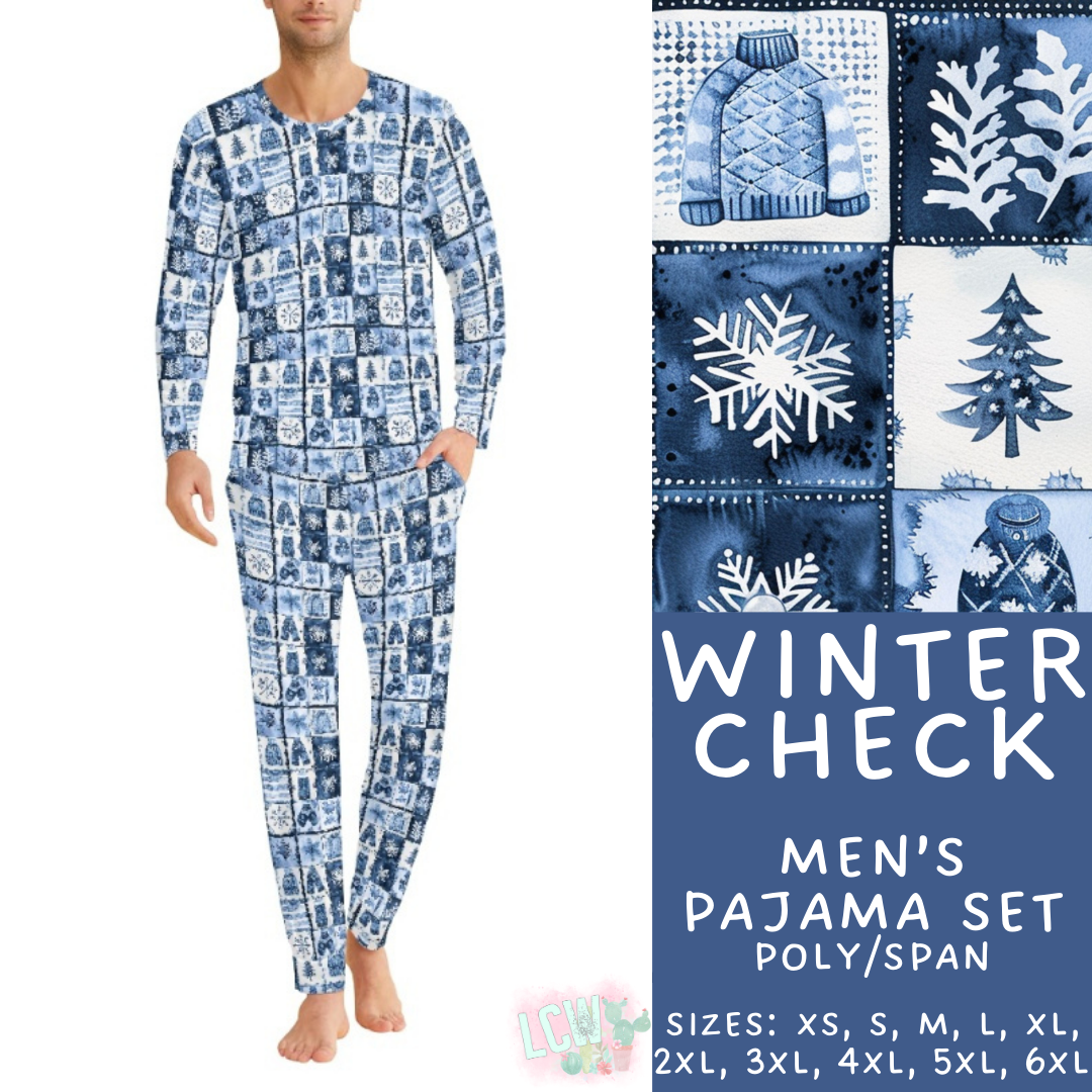 Preorder Custom Family PJ Sets - Winter Check - Closes 6 Oct - ETA late Dec 2025