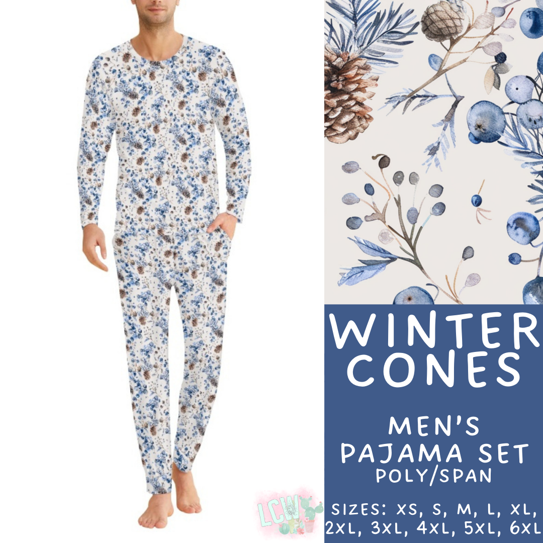 Preorder Custom Family PJ Sets - Winter Cones - Closes 6 Oct - ETA late Dec 2025