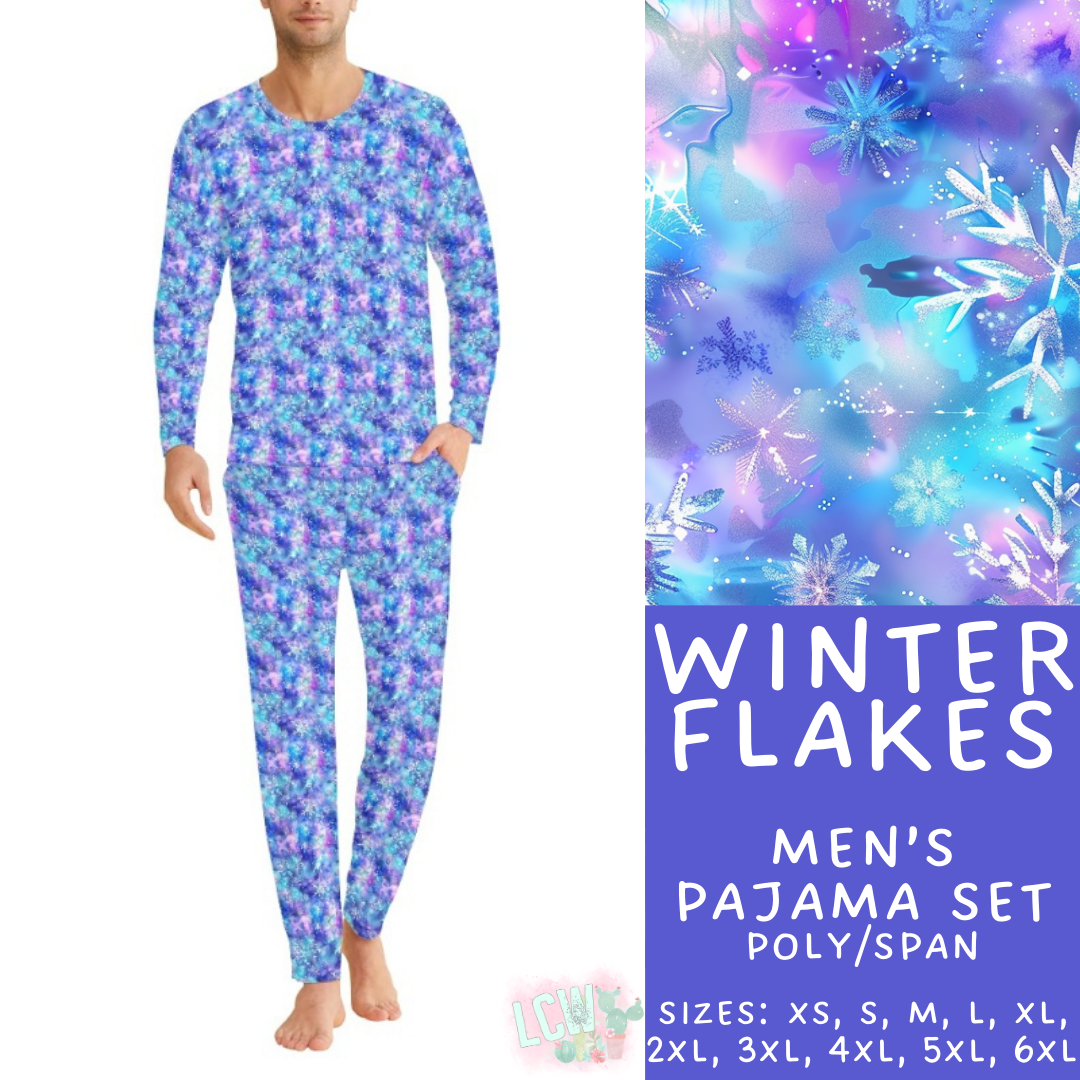 Preorder Custom Family PJ Sets - Winter Flakes - Closes 6 Oct - ETA late Dec 2025
