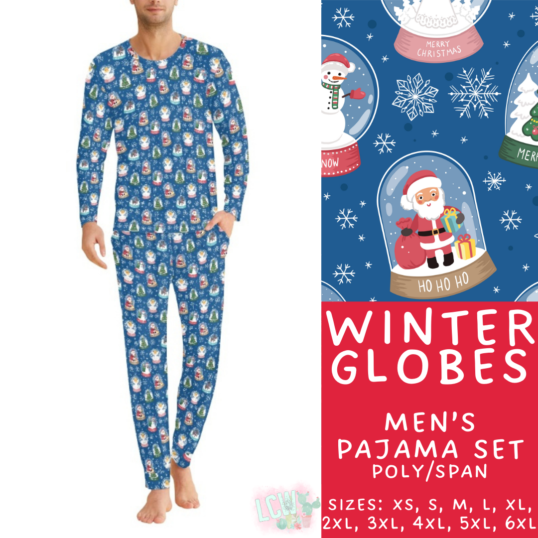 Preorder Custom Family PJ Sets - Winter Globes - Closes 6 Oct - ETA late Dec 2025