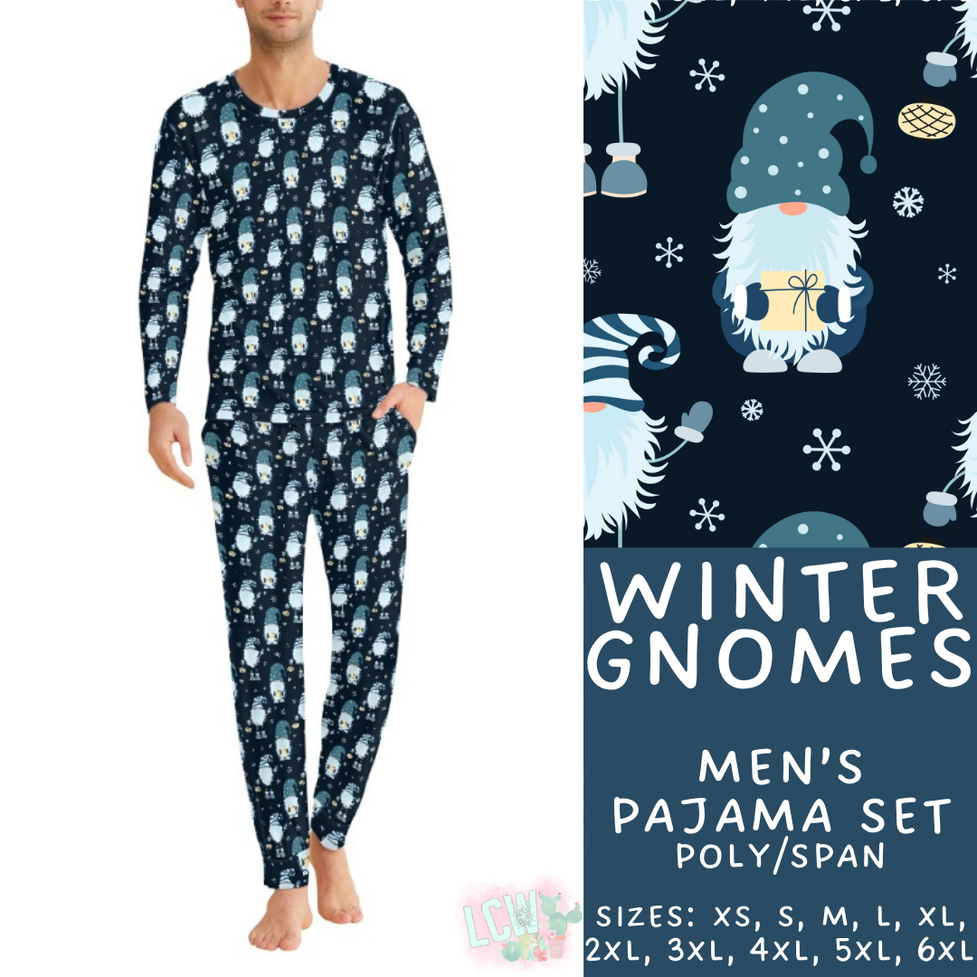 Preorder Custom Christmas Family PJ Sets - Winter Gnomes - Closes 12 Sep - ETA late Nov 2025