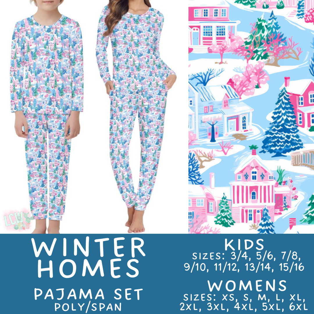 Preorder Custom Family PJ Sets - Winter Homes - Closes 6 Oct - ETA late Dec 2025