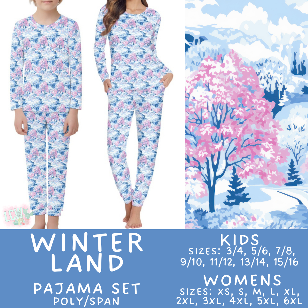 Preorder Custom Family PJ Sets - Winter Land - Closes 6 Oct - ETA late Dec 2025