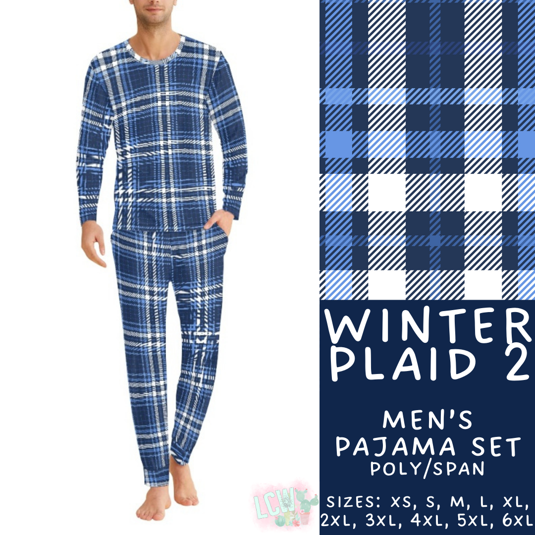 Preorder Custom Family PJ Sets - Winter Plaid 2 - Closes 6 Oct - ETA late Dec 2025