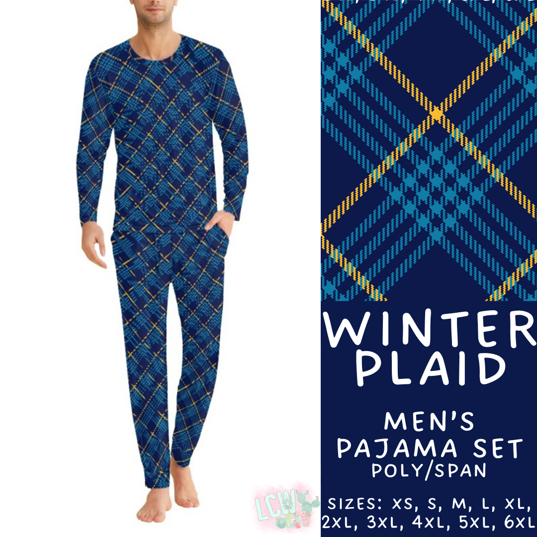 Preorder Custom Christmas Family PJ Sets - Winter Plaid - Closes 12 Sep - ETA late Nov 2025